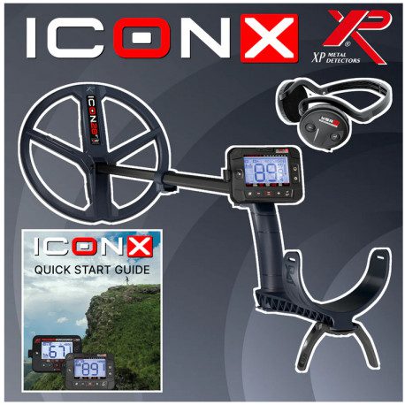 XP ICON X FULL Metal Detector Wireless FMF 2026 con Cuffie WSA ST e Piastra 28 cm